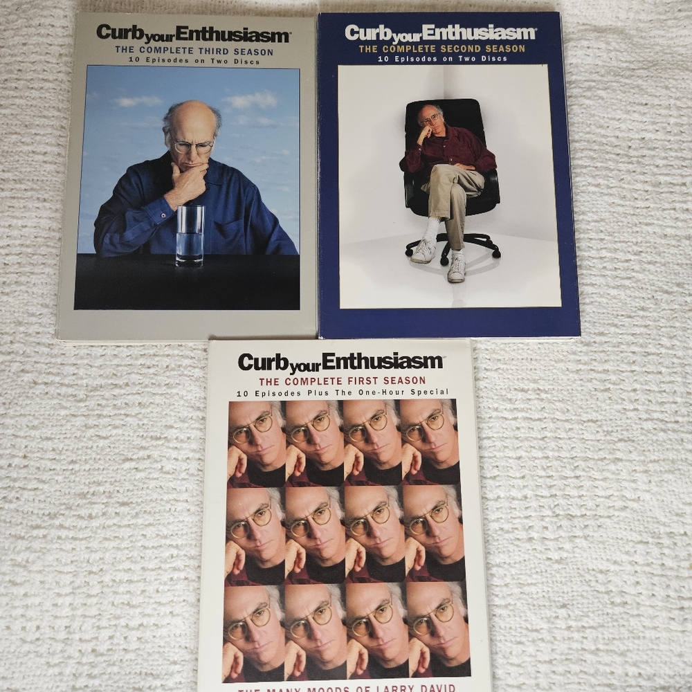 Curb Your Enthusiasm Season 1, 2, 3 Complete (First, Second, Third Season) DVD